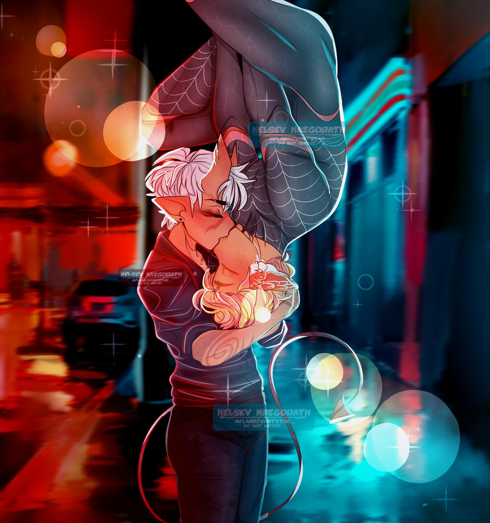 Ozzie and Kalmin | Ozzie (white hair) belongs to PropertyOfHog